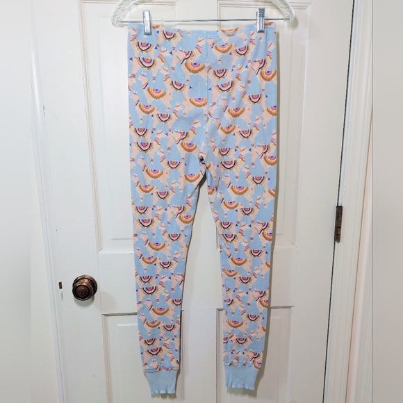 Free People Intimately Llama Printed Thermal PJ Pants, Size M - Picture 3 of 6